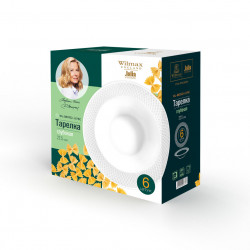 Набор из 6-ти глубоких тарелок 22,5 см WL-880102-JV/6C