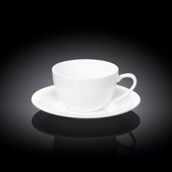 Чашка для капучино и блюдце 180 мл WL-993001/1C