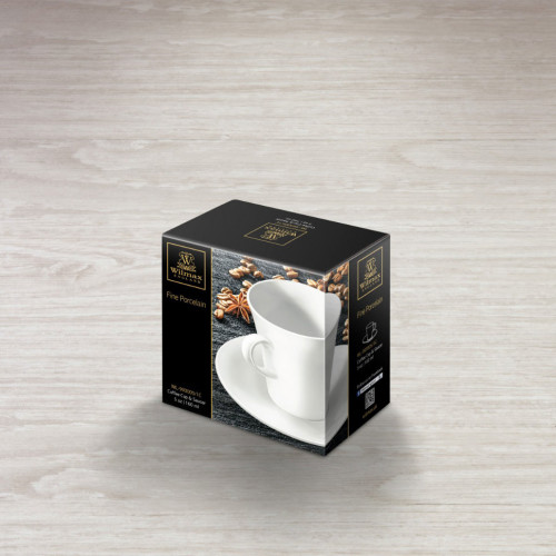 Чашка кофейная и блюдце 160 мл WL-993005/1C